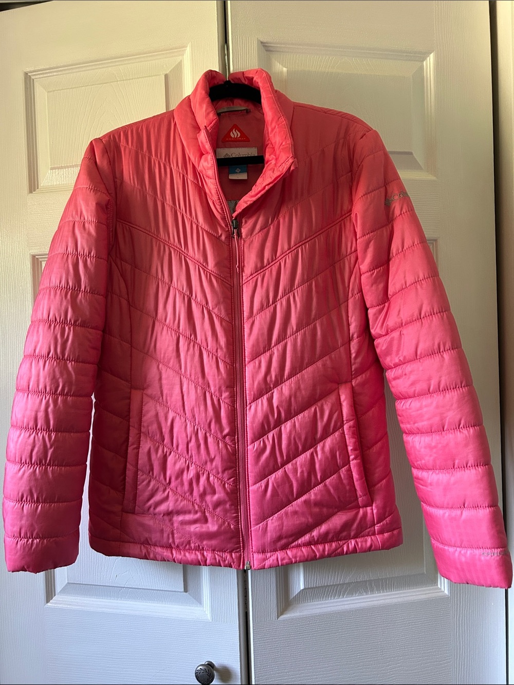 Columbia Pink Quilted Puffer Jacket